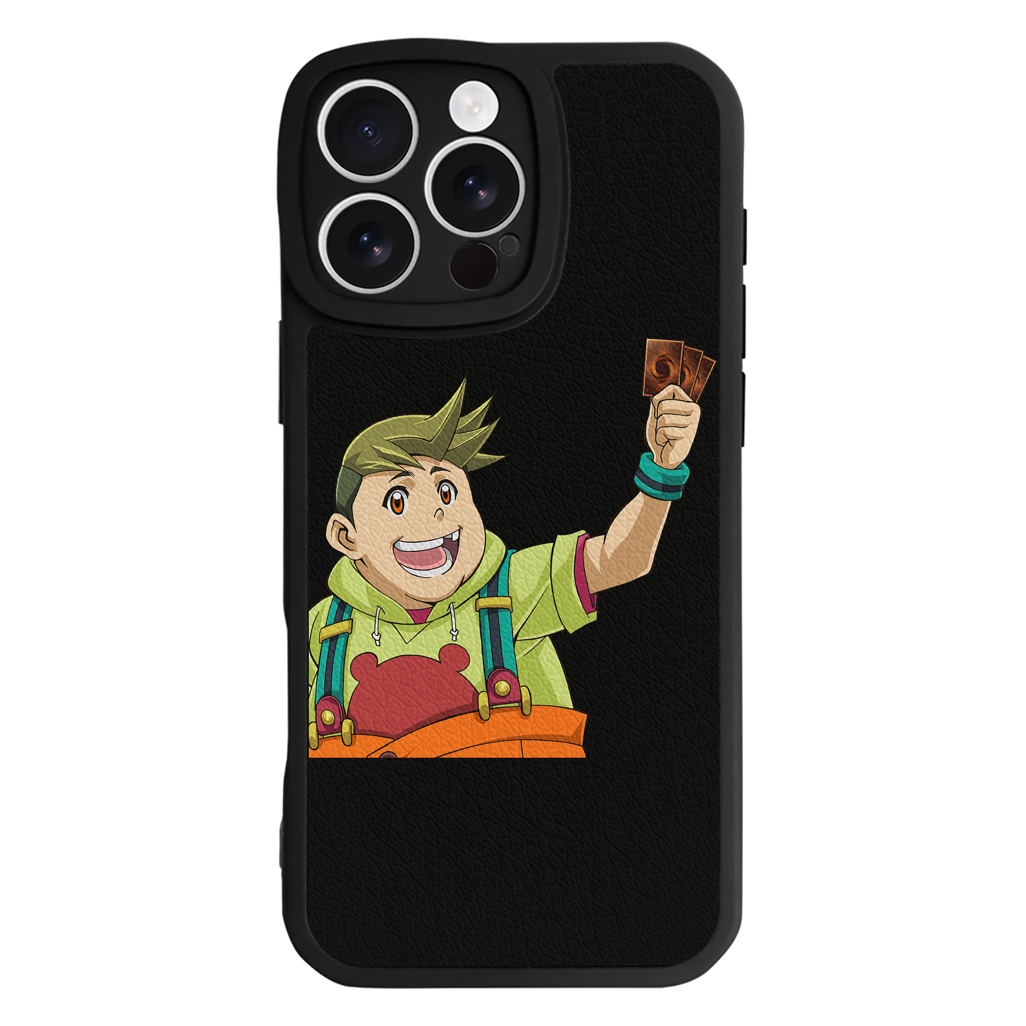 遊☆戯☆王 Yu-Gi-Oh! 【iPhone 16シリーズ対応】シリコンスマホケース（レザー調） 材質：シリコン